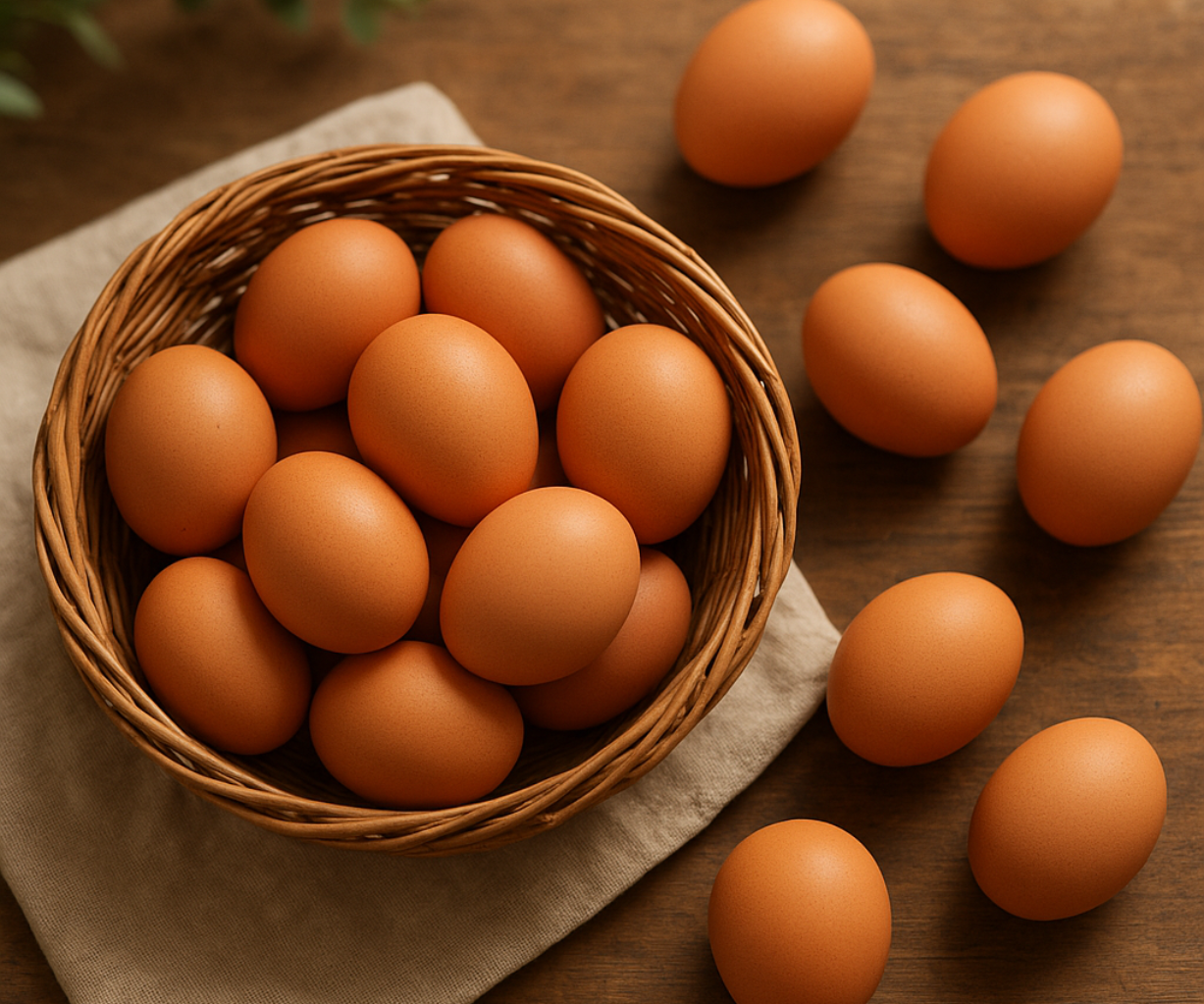 Huevos frescos de granja Kordoba